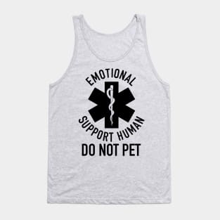 Emotional Support Human DO NOT PET Tank Top